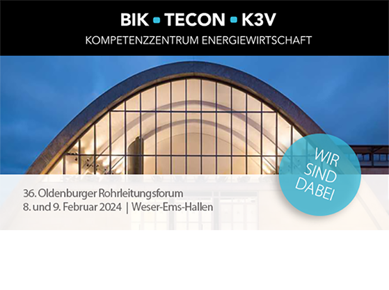 Wir sind dabei: IRO – 36. Oldenburger Rohrleitungsforum – 8./9. Februar 2024