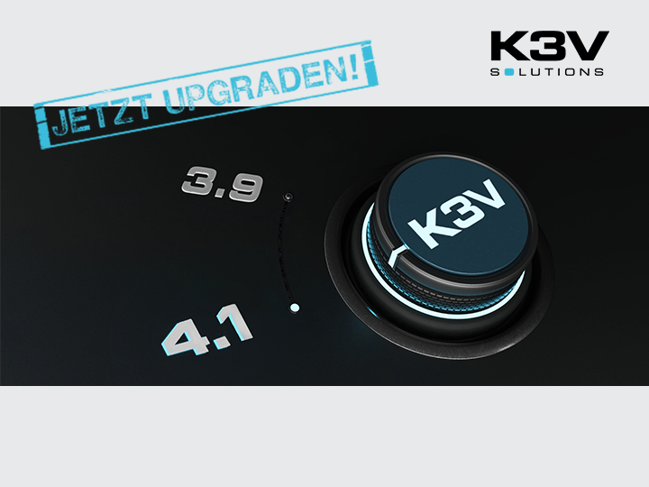 Ende des Supports für Programmversion K3V 3.9 – Jetzt kostenlos auf K3V 4.1 wechseln!