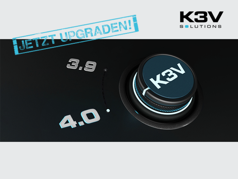 Die Weiterentwicklung von K3V 3.9 wird eingestellt. Jetzt kostenlos auf K3V 4.0 wechseln!